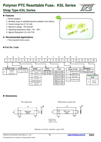  Datasheet Preview Page 1