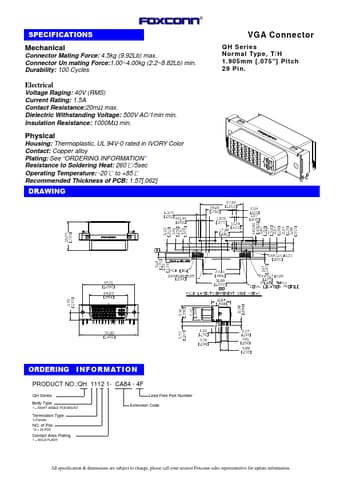  Datasheet Preview Page 1