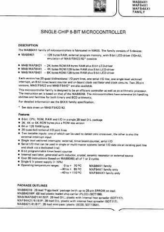  Datasheet Preview Page 1