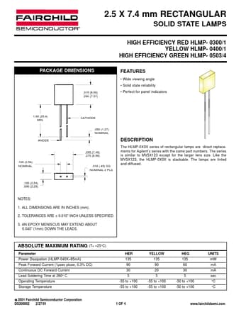  Datasheet Preview Page 1