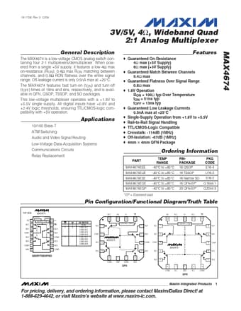  Datasheet Preview Page 1