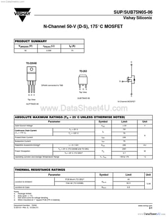  Datasheet Preview Page 1