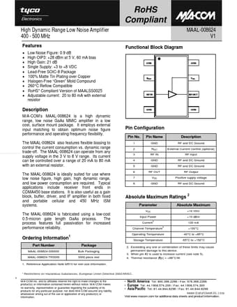  Datasheet Preview Page 1