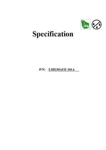  Datasheet Preview Page 1