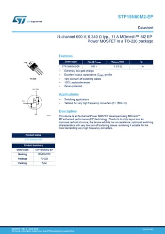  Datasheet Preview Page 1
