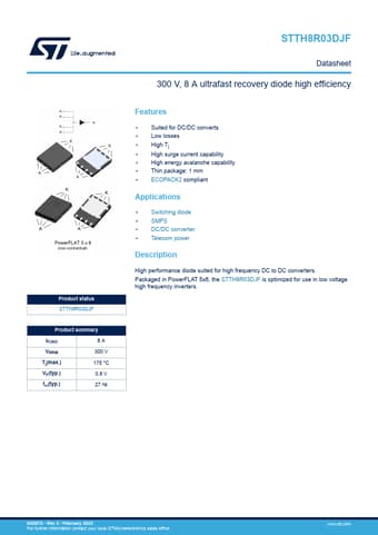  Datasheet Preview Page 1