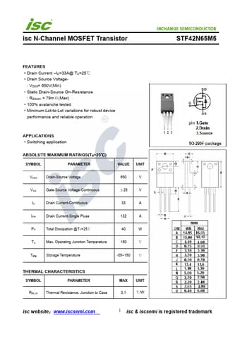  Datasheet Preview Page 1