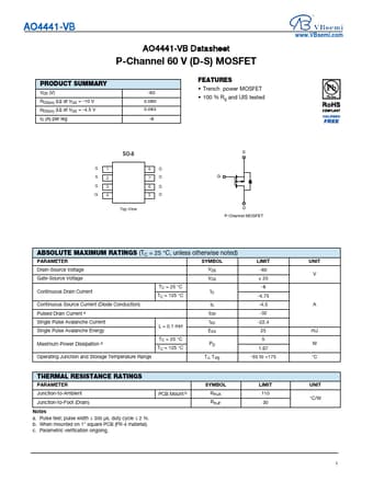  Datasheet Preview Page 1