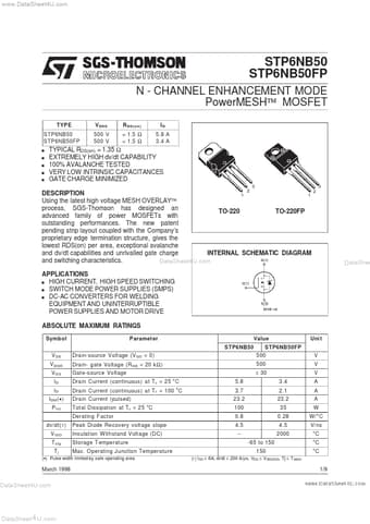  Datasheet Preview Page 1