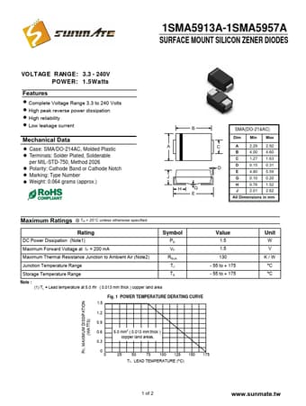  Datasheet Preview Page 1