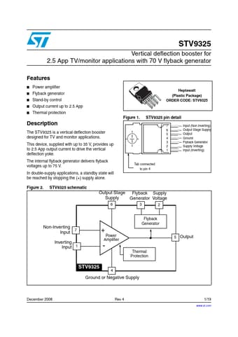  Datasheet Preview Page 1