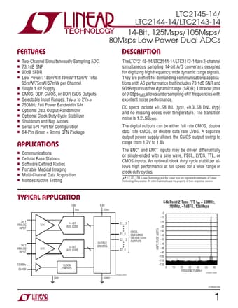  Datasheet Preview Page 1