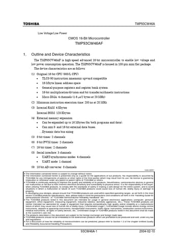  Datasheet Preview Page 1
