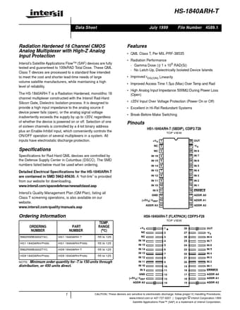  Datasheet Preview Page 1