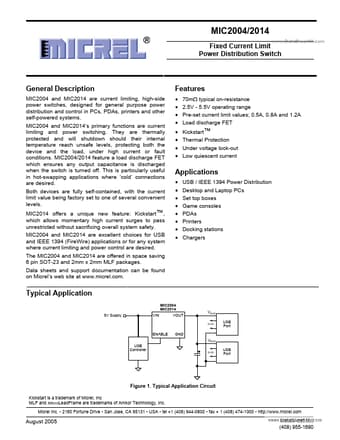  Datasheet Preview Page 1