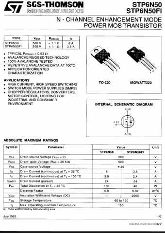  Datasheet Preview Page 1
