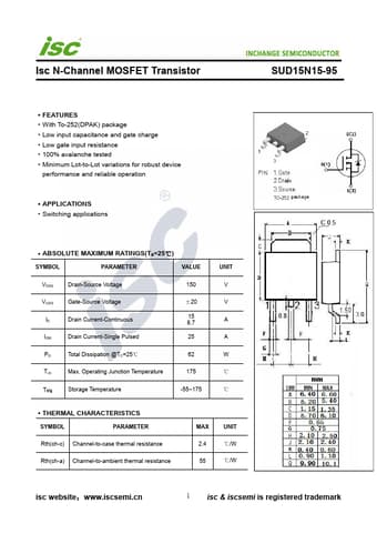  Datasheet Preview Page 1