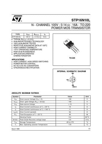  Datasheet Preview Page 1