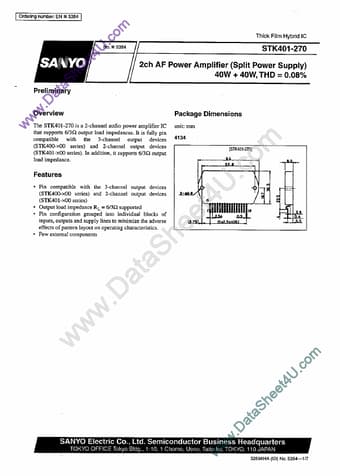  Datasheet Preview Page 1