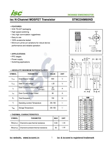  Datasheet Preview Page 1