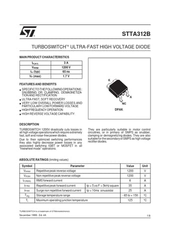  Datasheet Preview Page 1