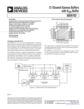  Datasheet Preview Page 1