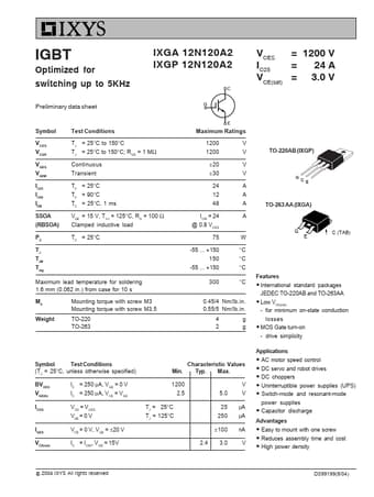  Datasheet Preview Page 1
