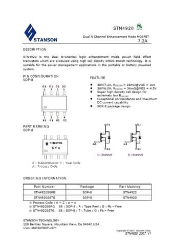  Datasheet Preview Page 1