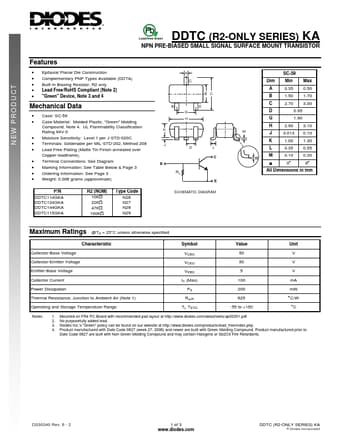  Datasheet Preview Page 1