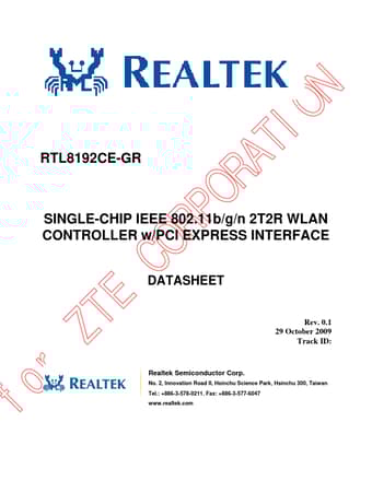  Datasheet Preview Page 1