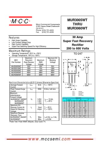  Datasheet Preview Page 1