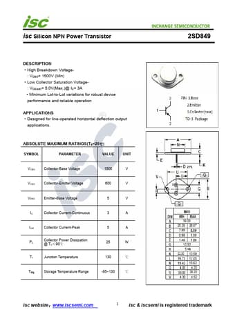  Datasheet Preview Page 1