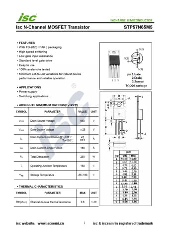  Datasheet Preview Page 1