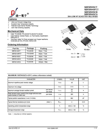  Datasheet Preview Page 1