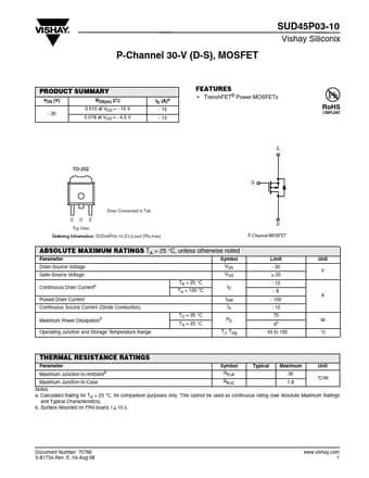  Datasheet Preview Page 1