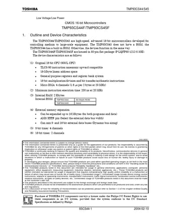  Datasheet Preview Page 1