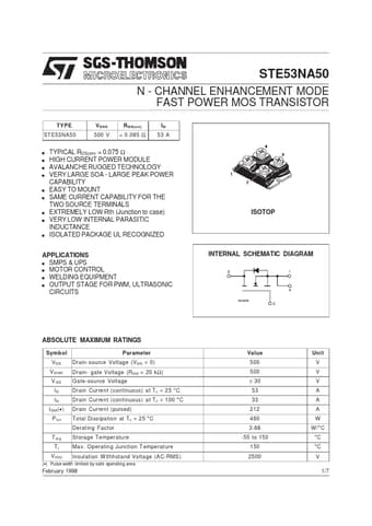  Datasheet Preview Page 1