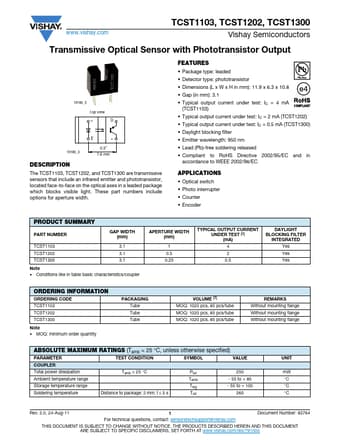  Datasheet Preview Page 1