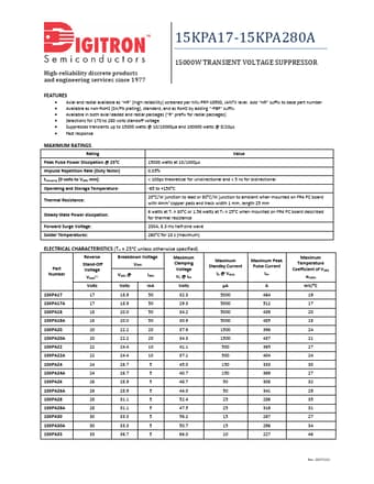  Datasheet Preview Page 1