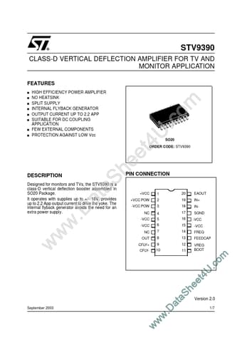  Datasheet Preview Page 1