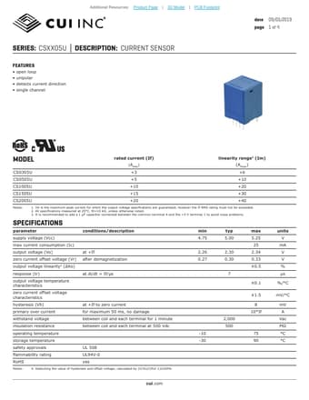  Datasheet Preview Page 1