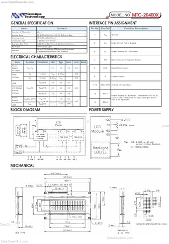  Datasheet Preview Page 1