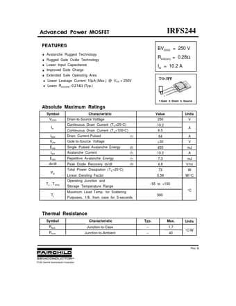  Datasheet Preview Page 1