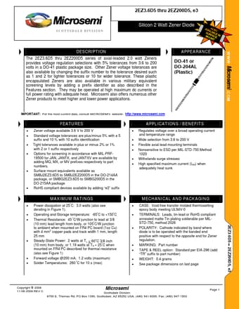  Datasheet Preview Page 1