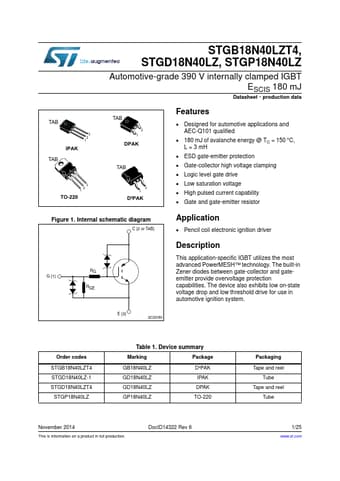  Datasheet Preview Page 1