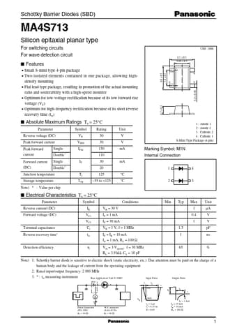  Datasheet Preview Page 1