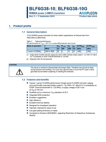  Datasheet Preview Page 1