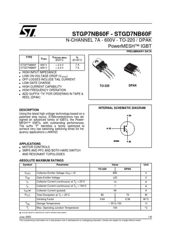  Datasheet Preview Page 1
