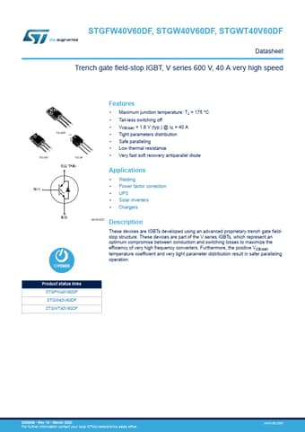  Datasheet Preview Page 1