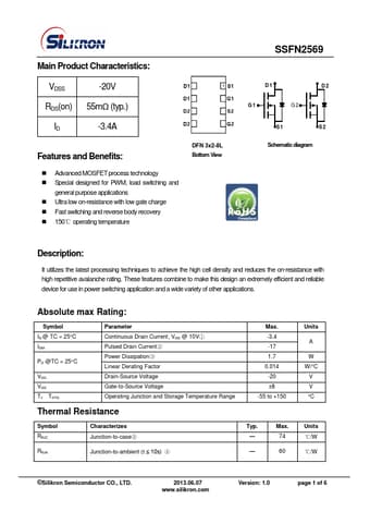  Datasheet Preview Page 1